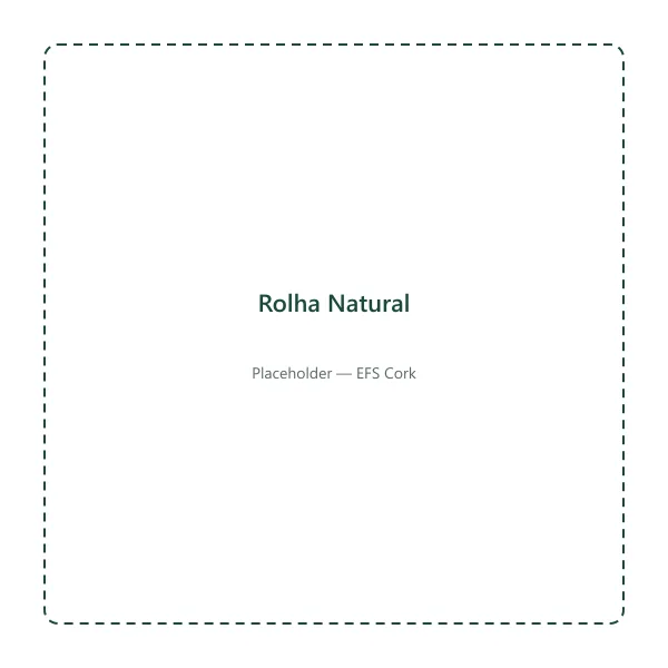 Rolha Natural de cortiça EFS Cork (imagem ilustrativa)